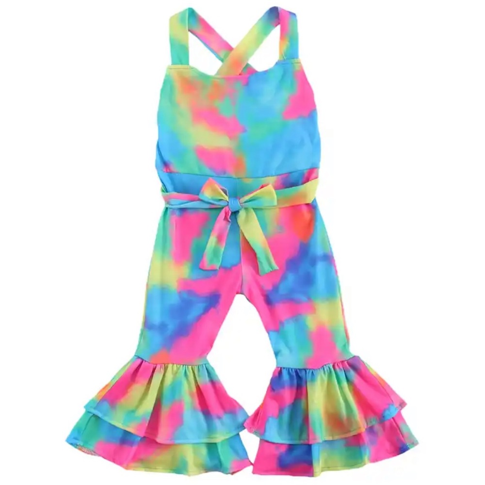 Colorful Tie-Dye Kids One Piece